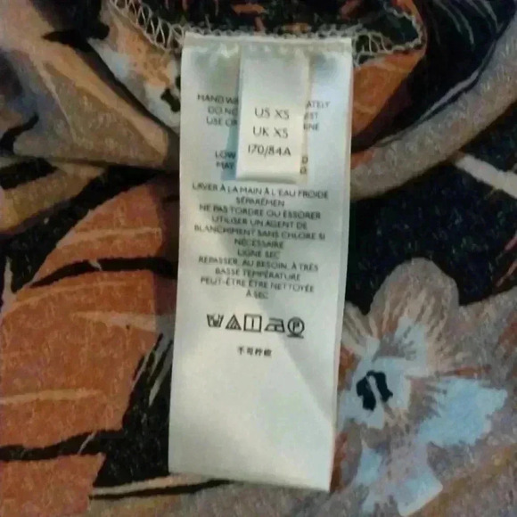 Free People Mix Print Button Down Size XS - Picture 9 of 10